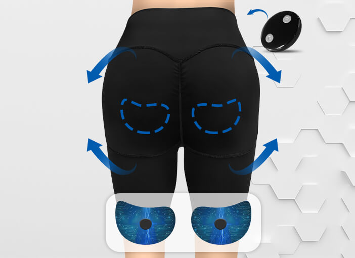 Multiple massage parts are available, and multiple electrode pads are customized. If you love life, you can DIY your own massage pants.