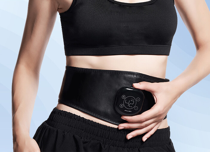 Cotton soft PU material heating massage belt