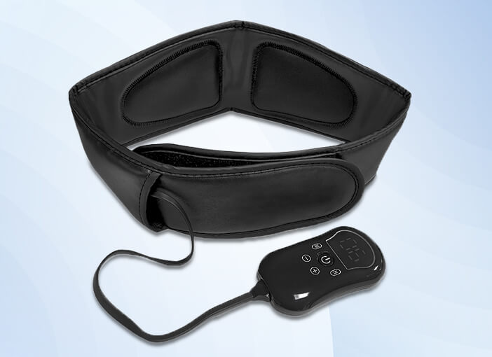 Cotton Soft PU Material Handheld Heated Massage Belt