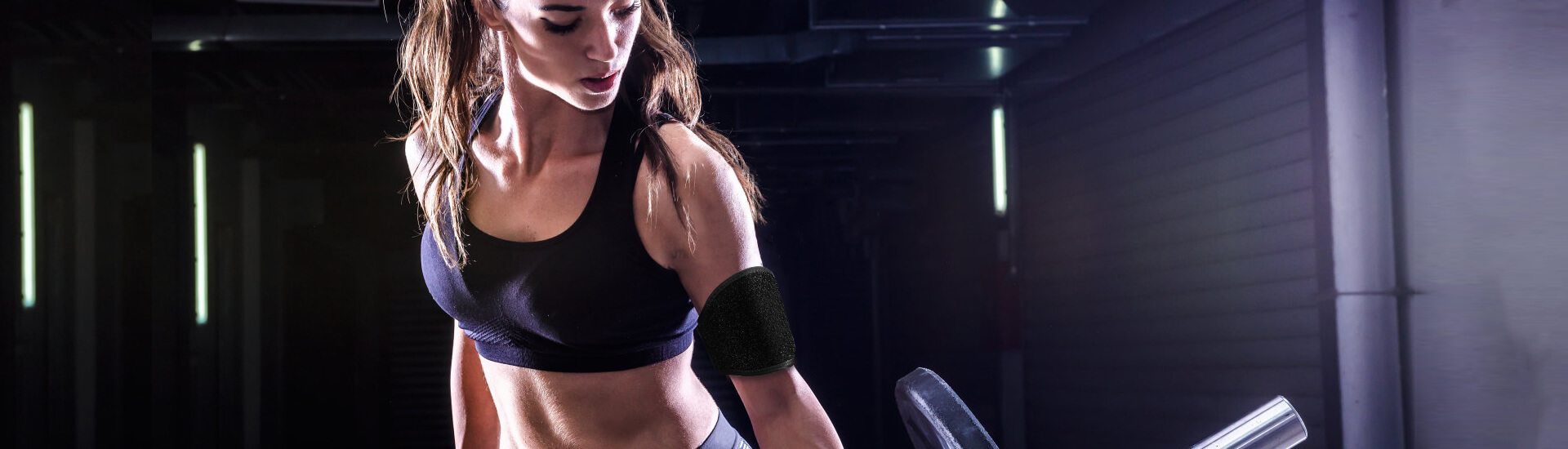 Sports sweating arm belt to prevent muscle injury Elastic pressure basketball armband